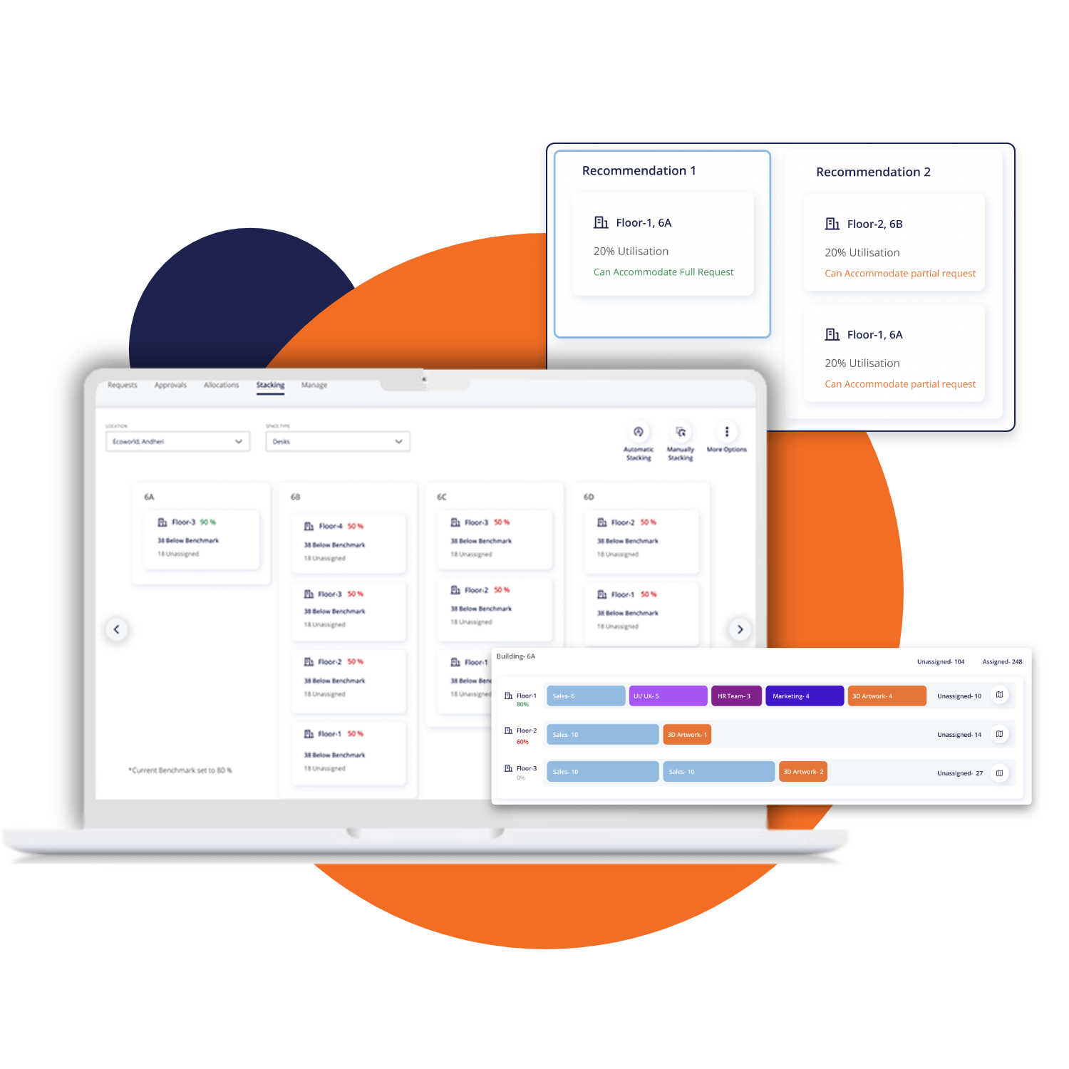screenshot of Smarten Spaces Hybrid Workplace Software